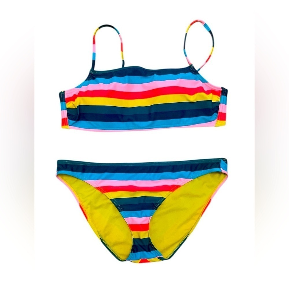 XHILARATION -Colorful Striped Women’s Swim Set